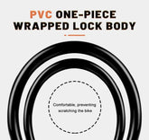 Bike Lock Mountain Bike Portable Security 4-digit Code Bike Lock for Bicycle Motorcycle Scooter